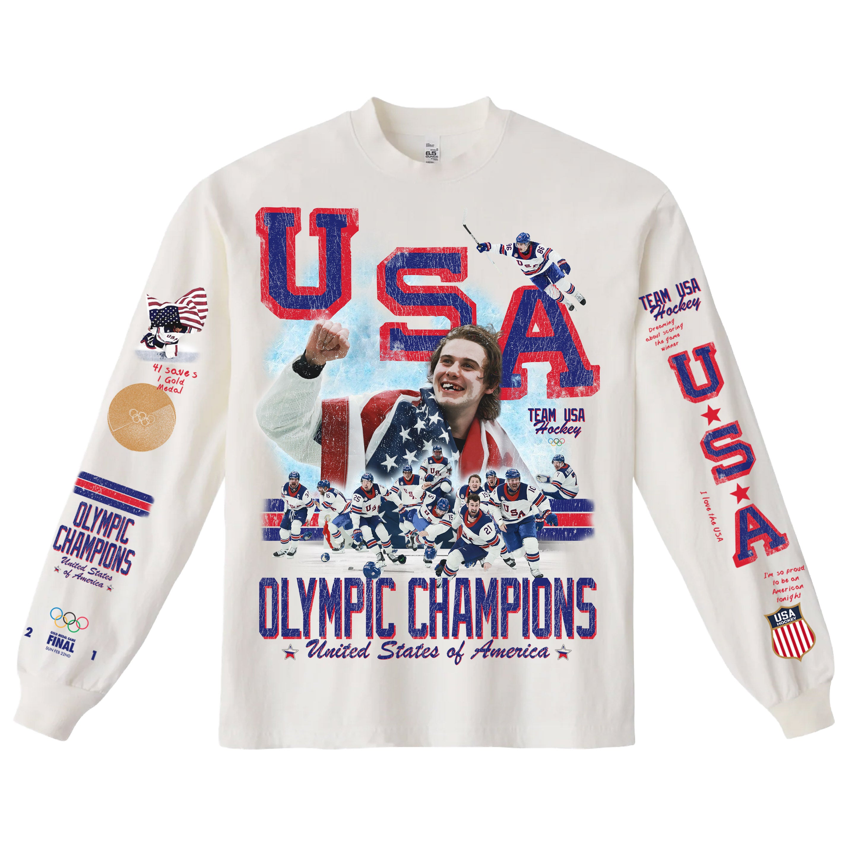 "USA Gold - Longsleeve"