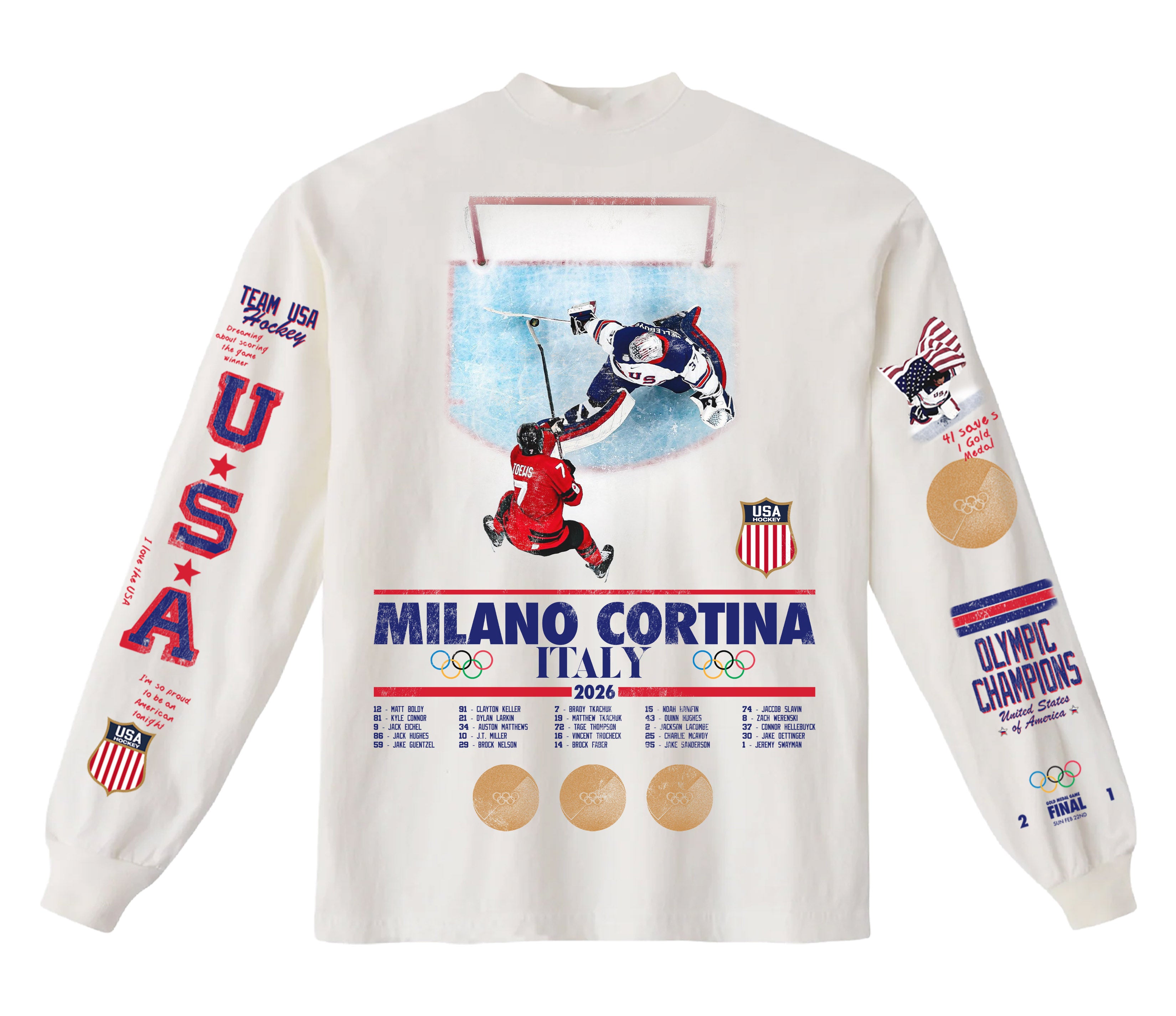 "USA Gold - Longsleeve"