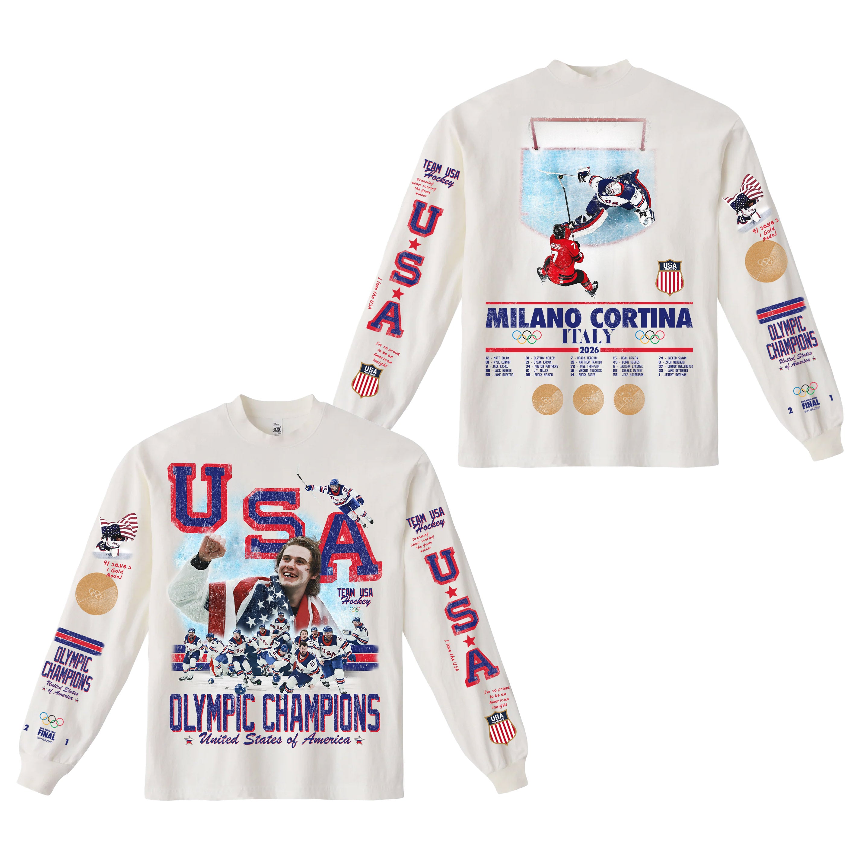 "USA Gold - Longsleeve"
